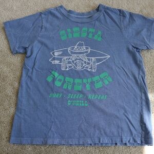 O'Neill Blue Tee with Green Graphic